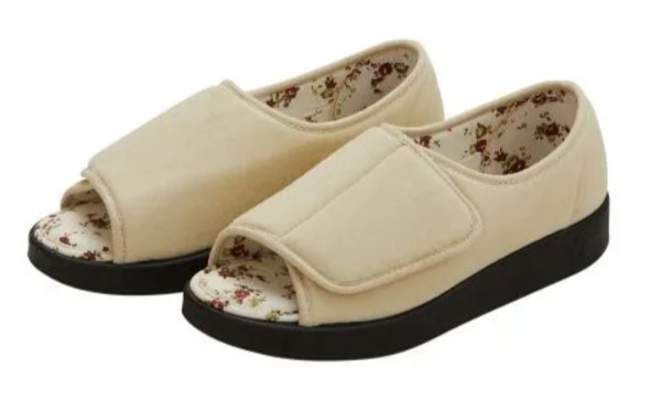 Open toe wide width shoes hotsell